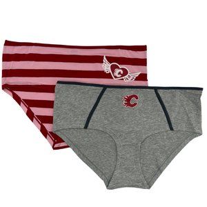 NHL | Women's Boycut Underwear | Flames | Red